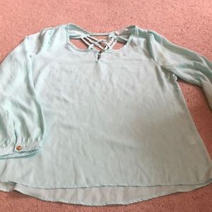 Perch Women’s long sleeves flowy blouse